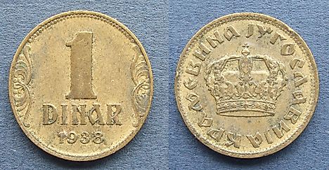 Yugoslav 1 dinar Coin