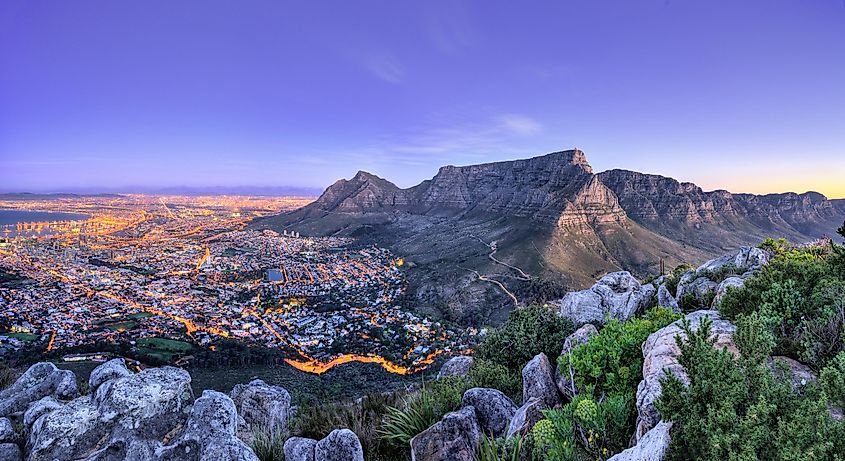 Beautiful South Africa's Cape Town's, Mountain and Sea views.