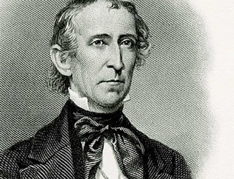 A portrait of John Tyler while serving in the office of U.S. President.