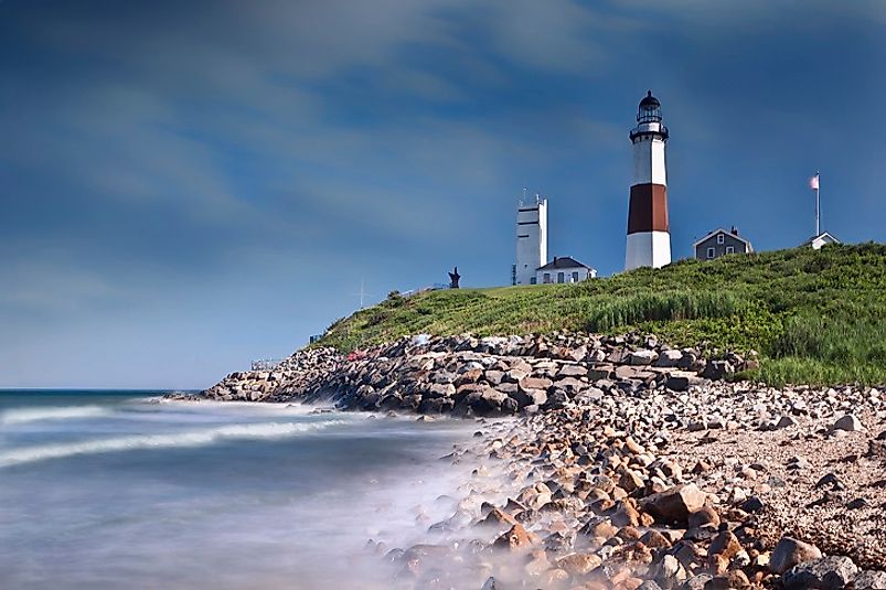 Montauk Point Light (a.k.a. "The End") on the far eastern shores of Long Island.