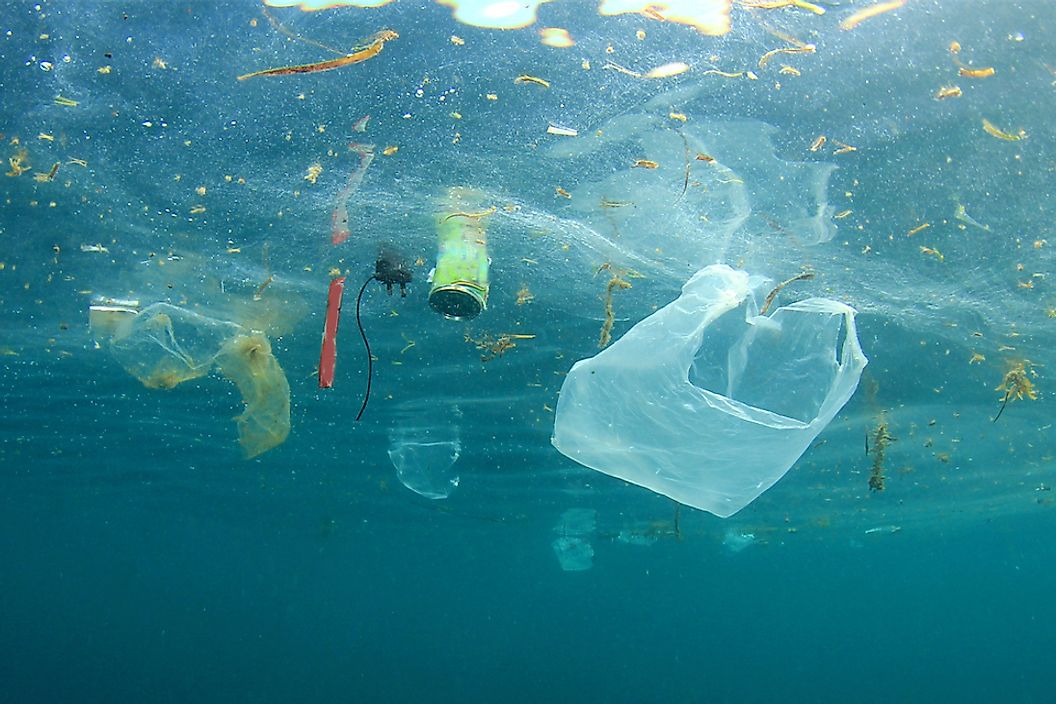 Significant levels of plastic pollution has ended up in the world's oceans.