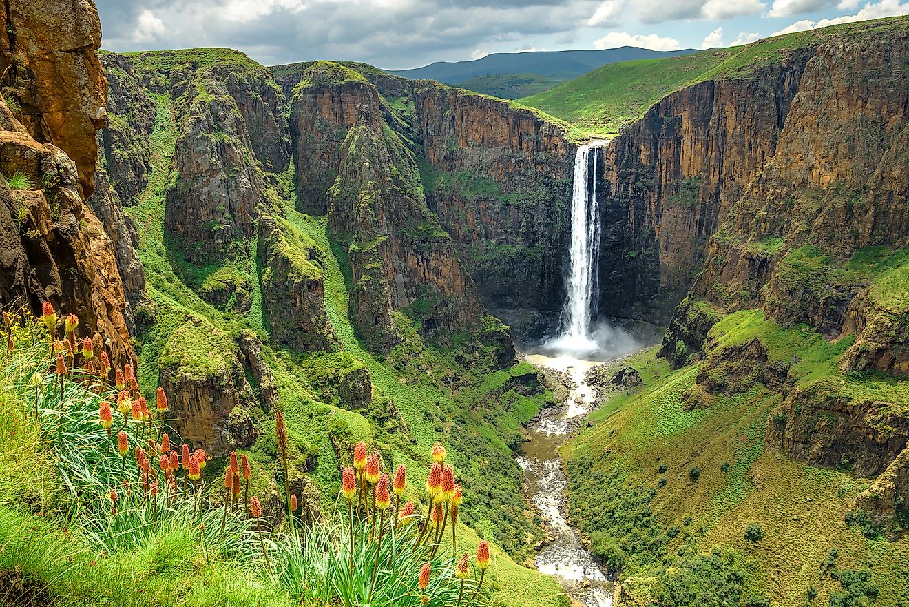 Maletsunyane Falls in Lesotho Africa. Image credit: mbrand85/Shutterstock.com