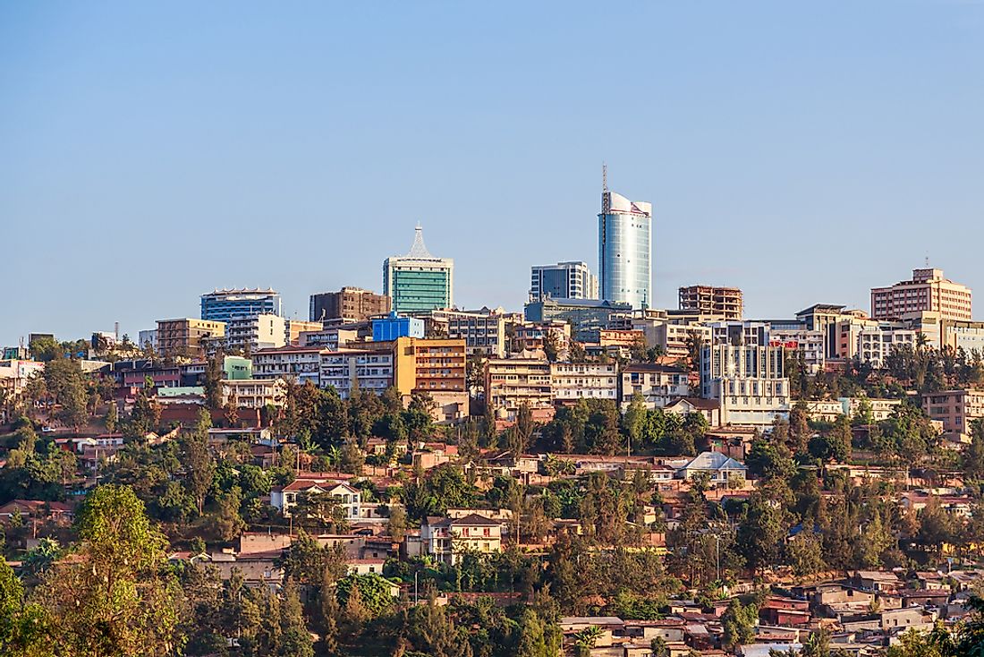 Kigali, Rwanda's capital and largest city, has a population of over 1.2 million people. 