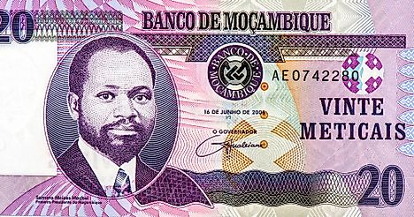 Mozambican 20 meticais Banknote