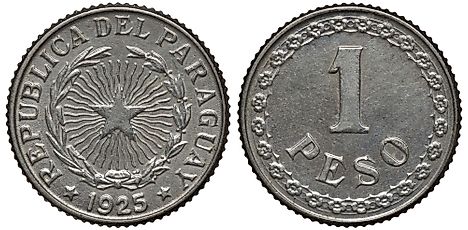 Paraguayan 1 peso Coin