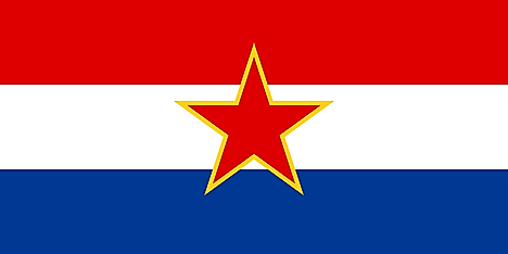 Flag of the Socialist Republic of Croatia (1945–1990)