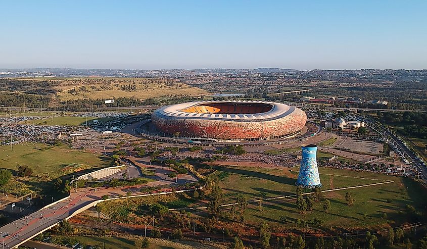 The stadium with many names, Soccer City, The Calabash, FNB Stadium