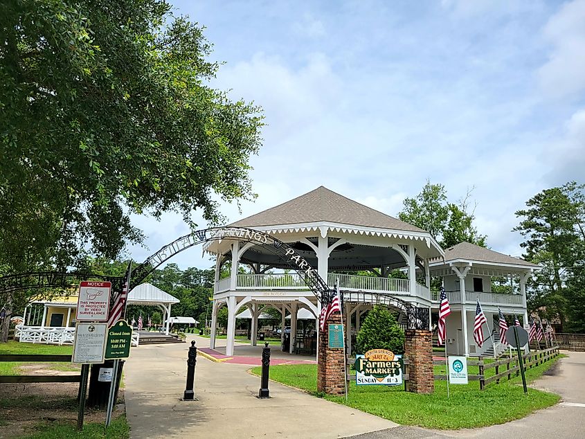  Abita Springs Pavilion Park in Louisiana.