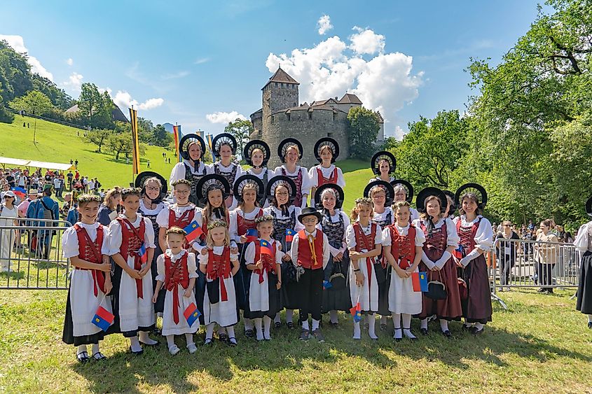 National Day of Liechtenstein at Vaduz Castle (Staatsakt)