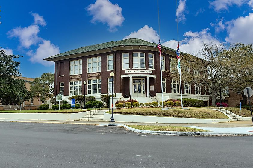 Laurel City Hall in Laurel, Mississippi.