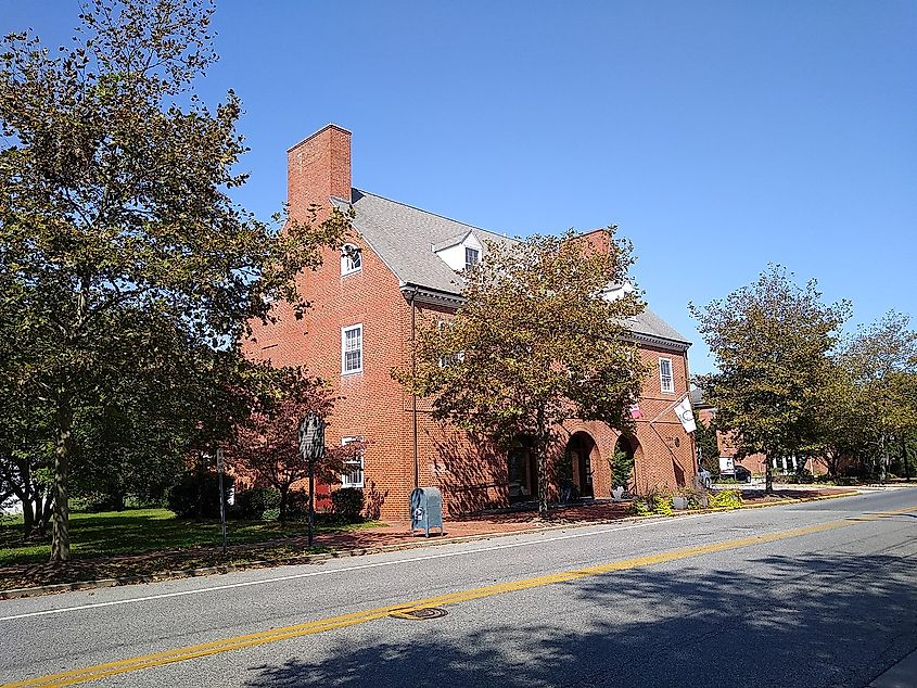 Downtown Chestertown Town Hall, Maryland