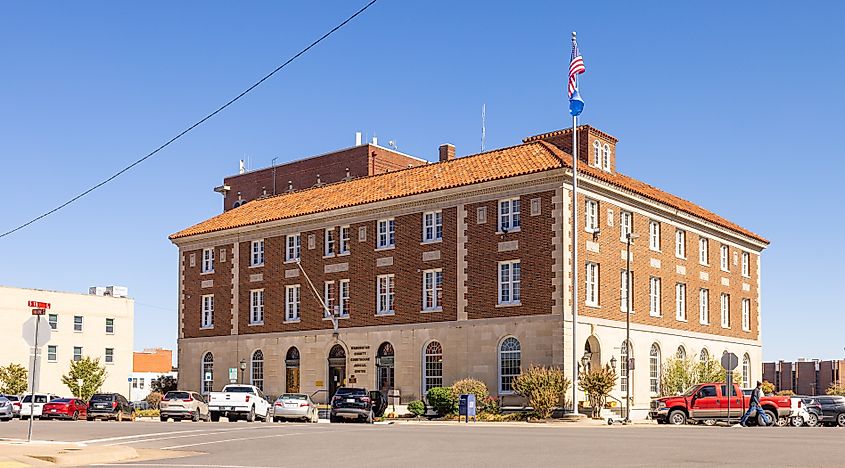 The Washington County Courthouse in Bartlesville, Oklahoma. 