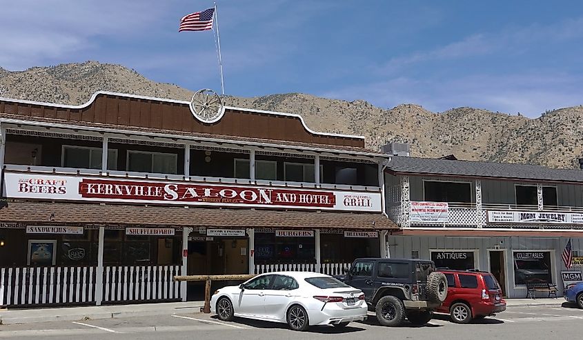 Stores in historic downtown Kernville