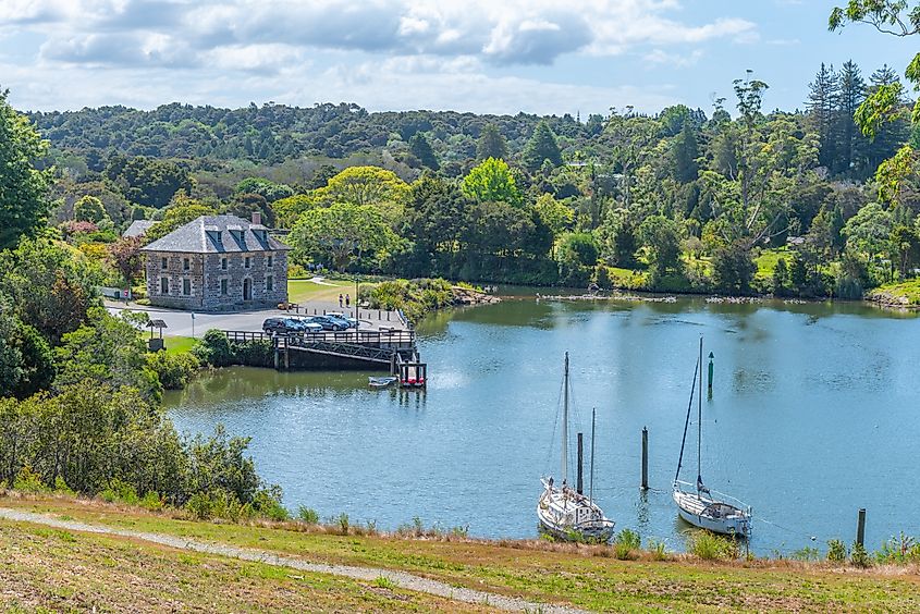 The Stone Store at Kerikeri Mission Station in New Zealand is the country's oldest surviving stone building.