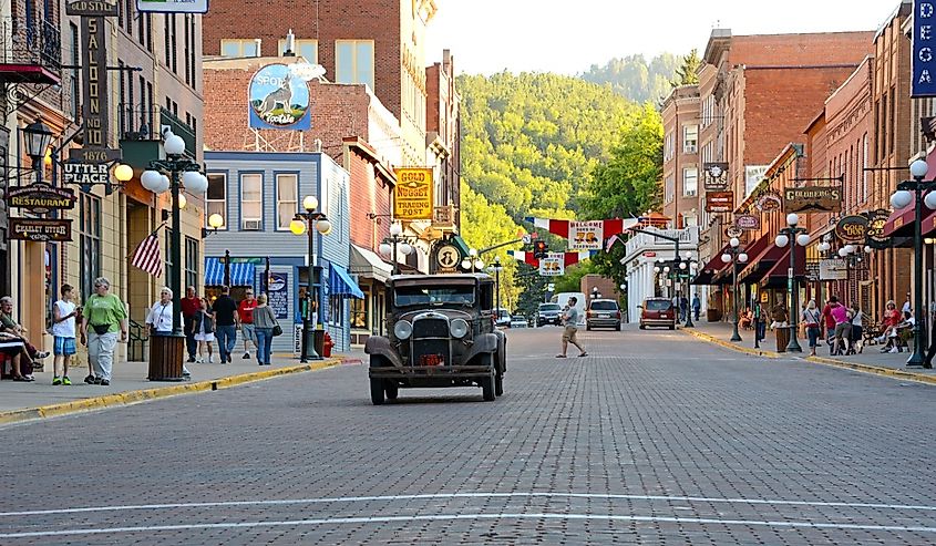 Downtown Deadwood, South Dakota