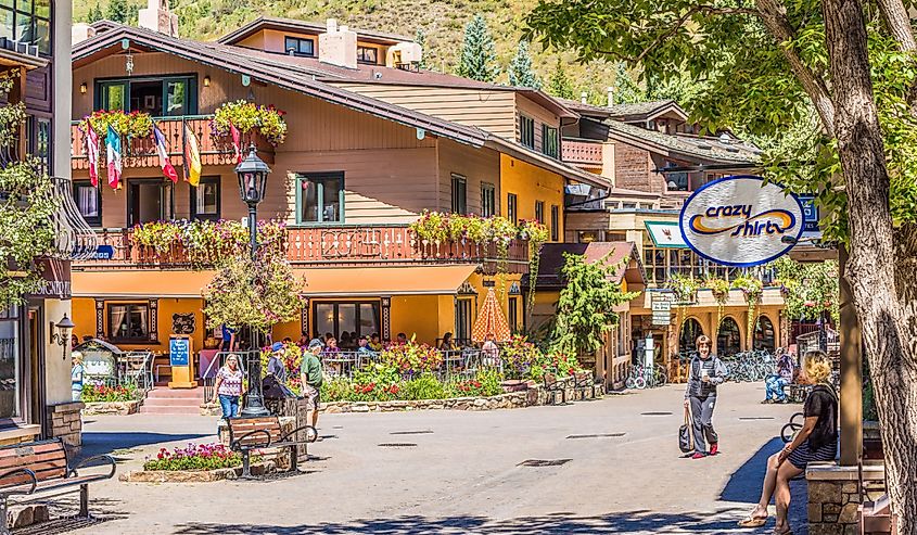 Swiss-style resort in Vail, Colorado.