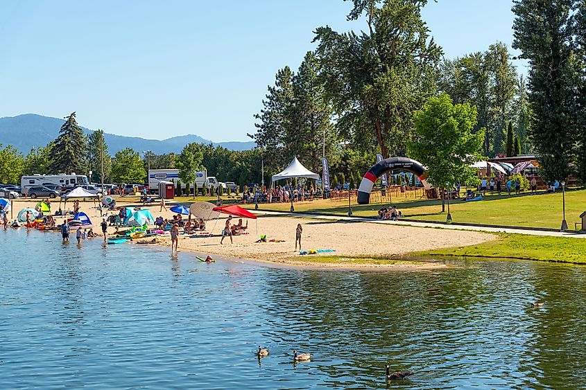 Lake Pend Oreille Beach in Sandpoint, Idaho