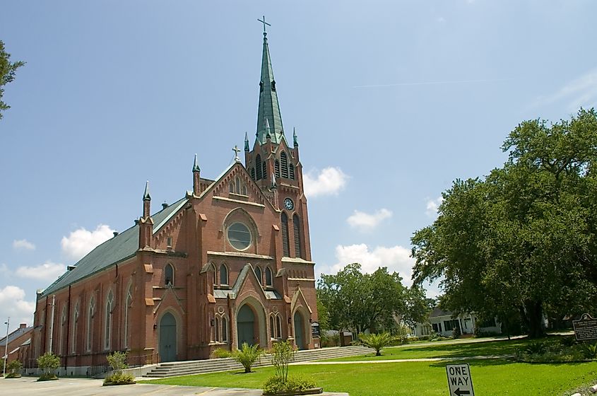 Jeanerette, Louisiana - St. John the Evangelist Roman Catholic Church.