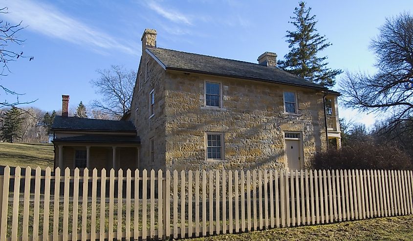 Henry Hastings Sibley House in town of Mendota, Minnesota