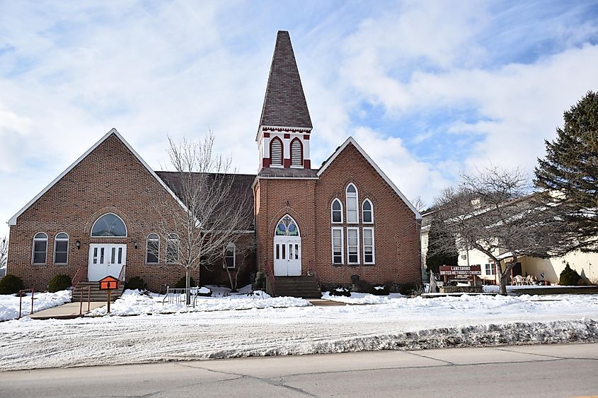 United Methodist Church in Lanesboro, Minnesota.
