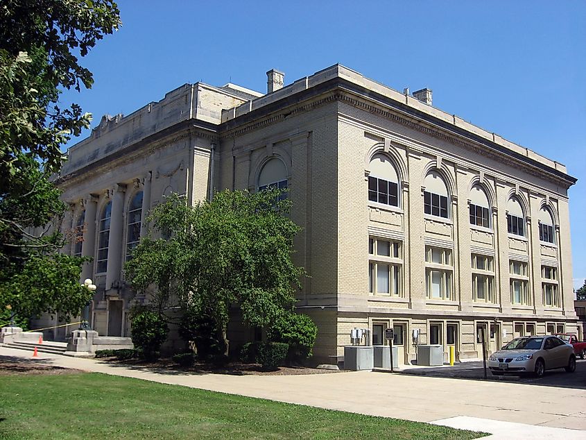 Henry St. Clair Memorial Hall in Greenville, Ohio.