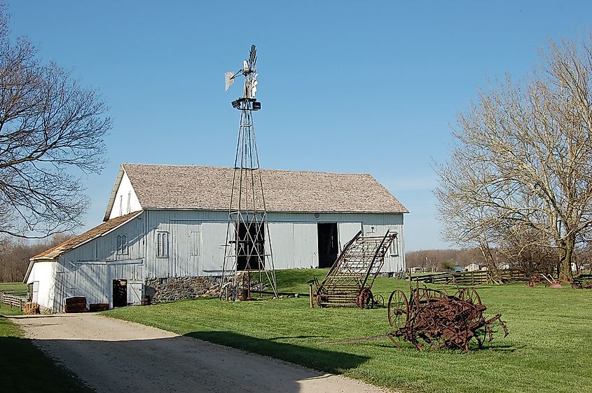 Barn at Amish Acres. Nappanee, Indiana.
