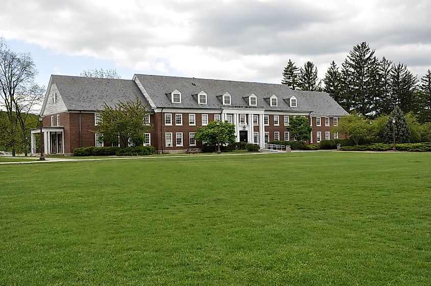 Monroe Hall of the East Stroudsburg University, Pennsylvania.