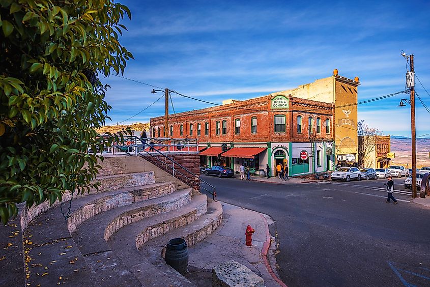 Historic Connor Hotel on Main Street, Jerome, Arizona