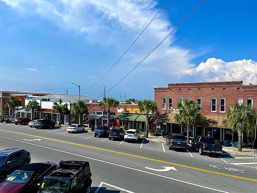 Scene from downtown Apalachicola, Florida