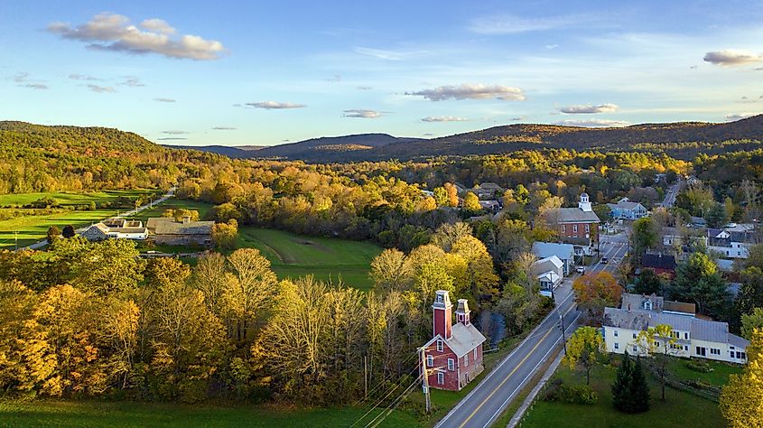 The beautiful mountain town of Chester, Vermont.