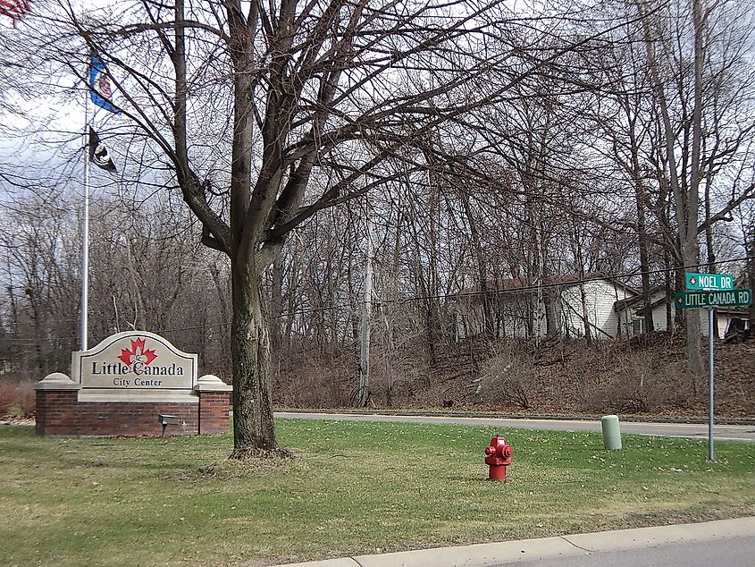 Little Canada sign in Minnesota